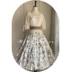 Moon River Camellia and Pearl Top and Skirt(Reservation/Full Payment Without Shipping)